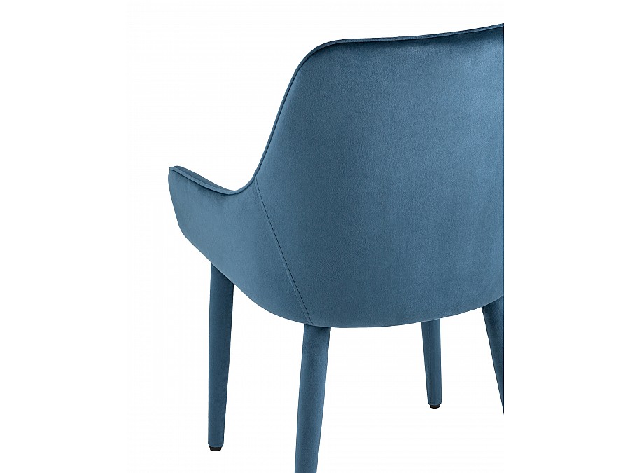 Стул Диана велюр сине-зеленый ножки велюр 4 шт