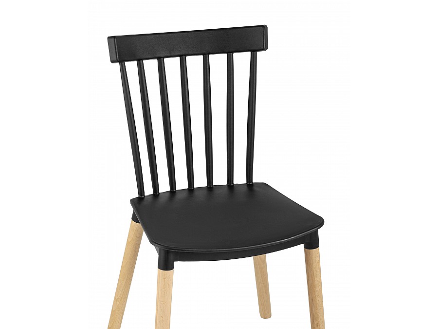 Стул Field пластик черный 4 шт.