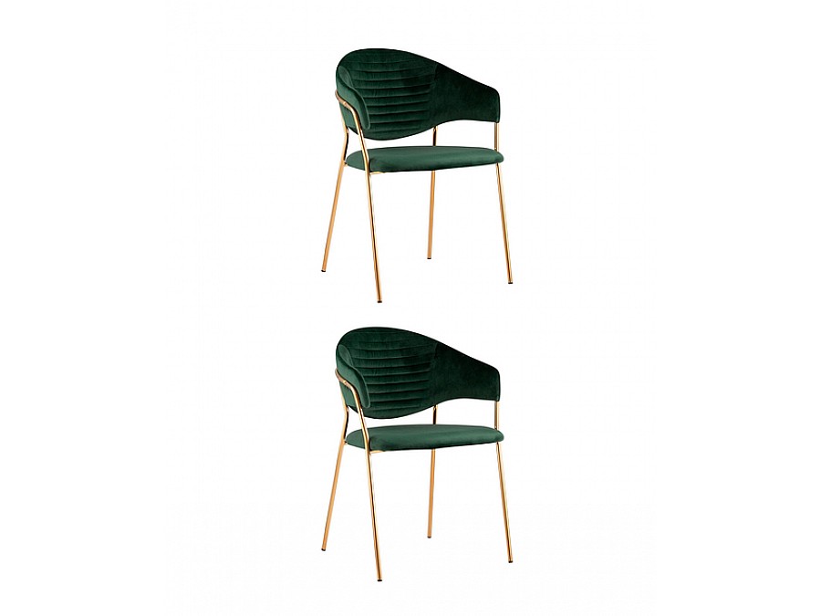 Стул Эвита зеленый 2 шт