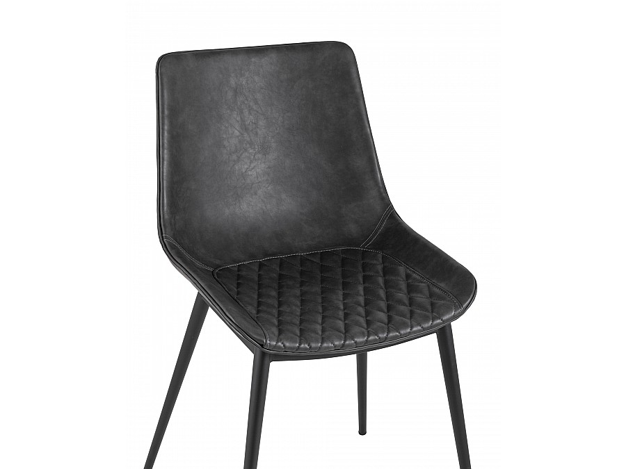 Стул TEXAS экокожа серый 2 шт.