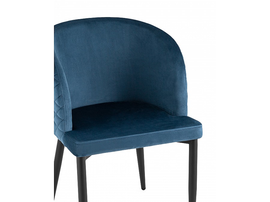 Стул Оскар велюр сине-зеленый 4 шт