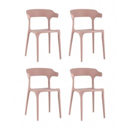 Стул Neo пластик пыльно-розовый 4 шт.
