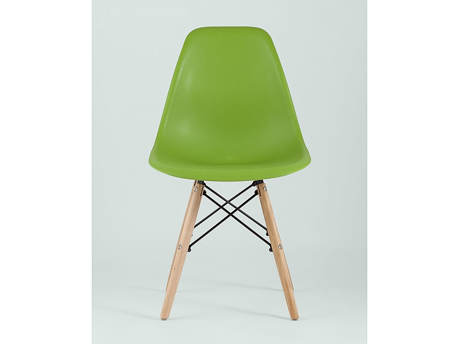 Стул Eames Style DSW зеленый x4 (разборный каркас)