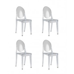 Стул Victoria Ghost NEW прозрачный 4 шт.