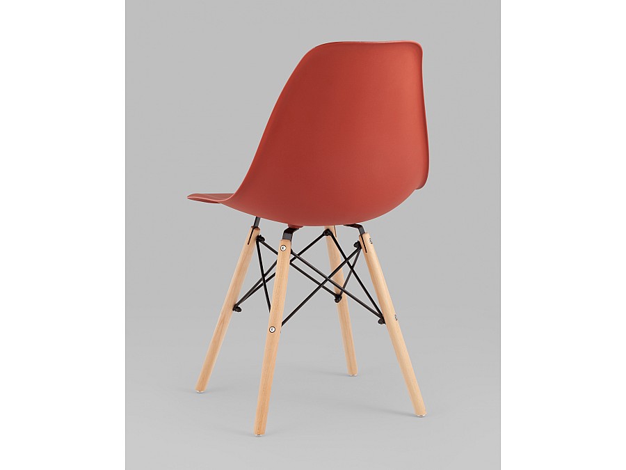 Стул Eames Style DSW терракотовый x4 (разборный каркас)