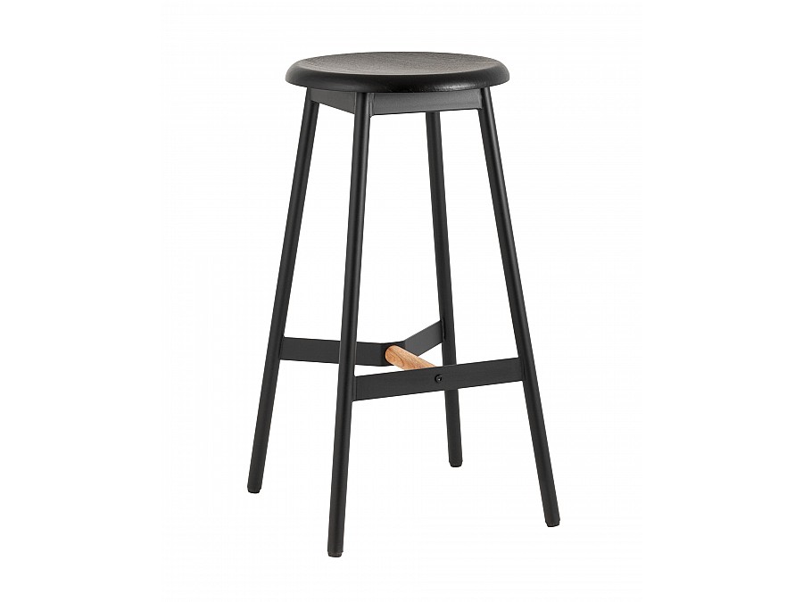 Стул барный Knobb черный 2 шт