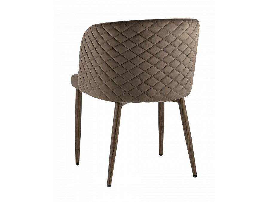 Стул Оскар велюр коричневый 4 шт