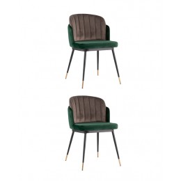 Стул Пенелопа зеленый 2 шт
