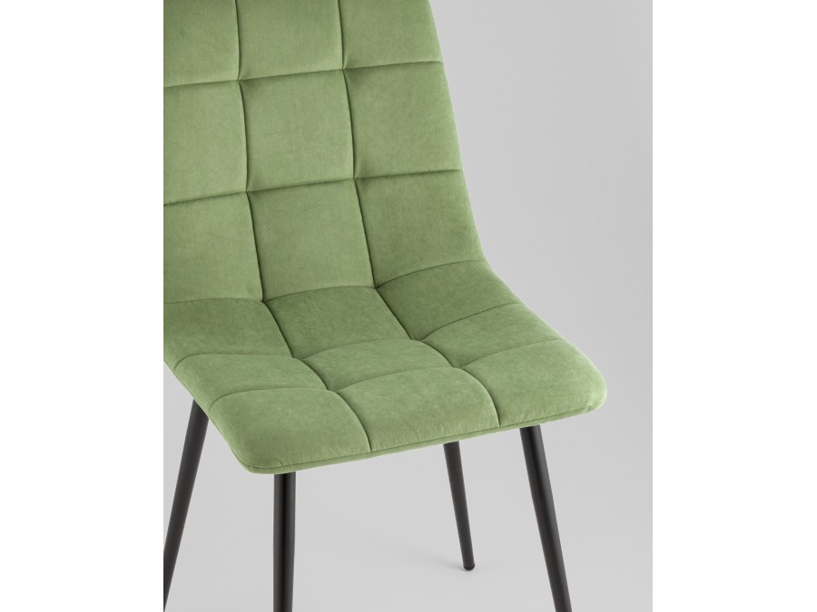 Стул Одди Original Square велюр пыльно-оливковый 4 шт.