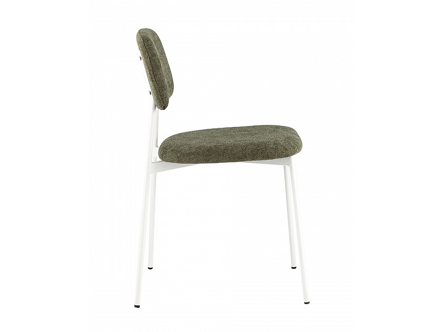 Стул Chao зеленый белые ножки 2 шт.