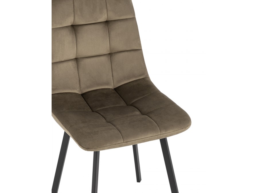 Стул Chilly велюр коричневый 4 шт.