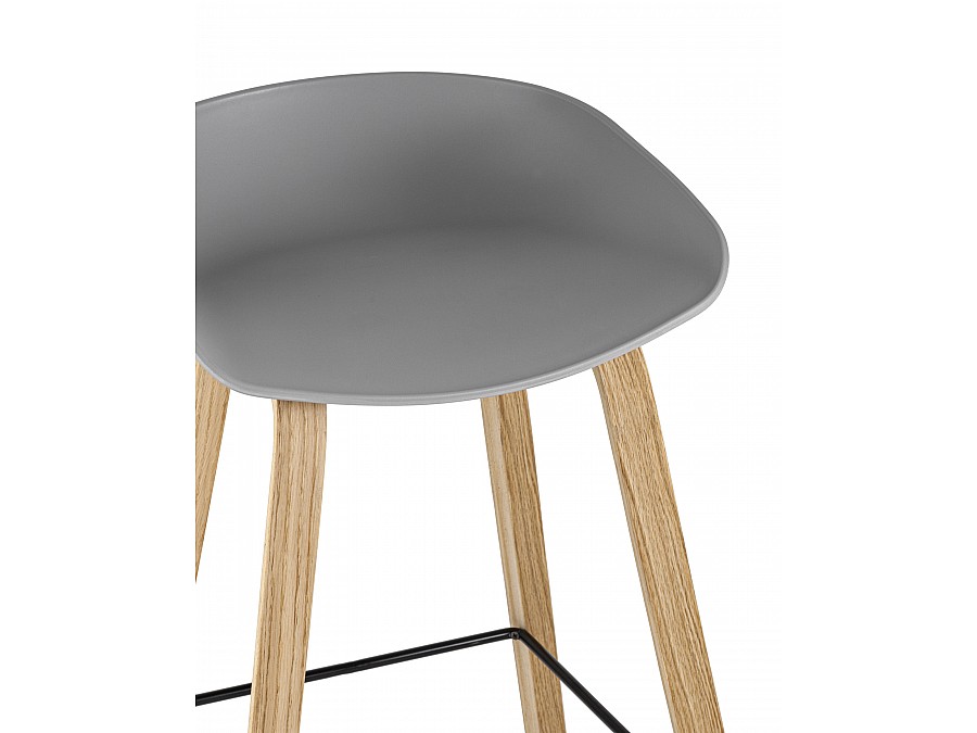 Стул барный LIBRA СЕРЫЙ 2 шт