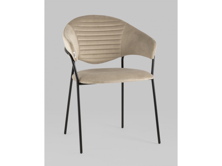 Стул Алексис велюр капучино 2 шт