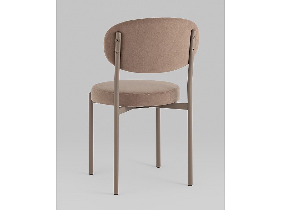 Стул Бриф SN велюр капучино каркас капучино муар, 4шт./уп.