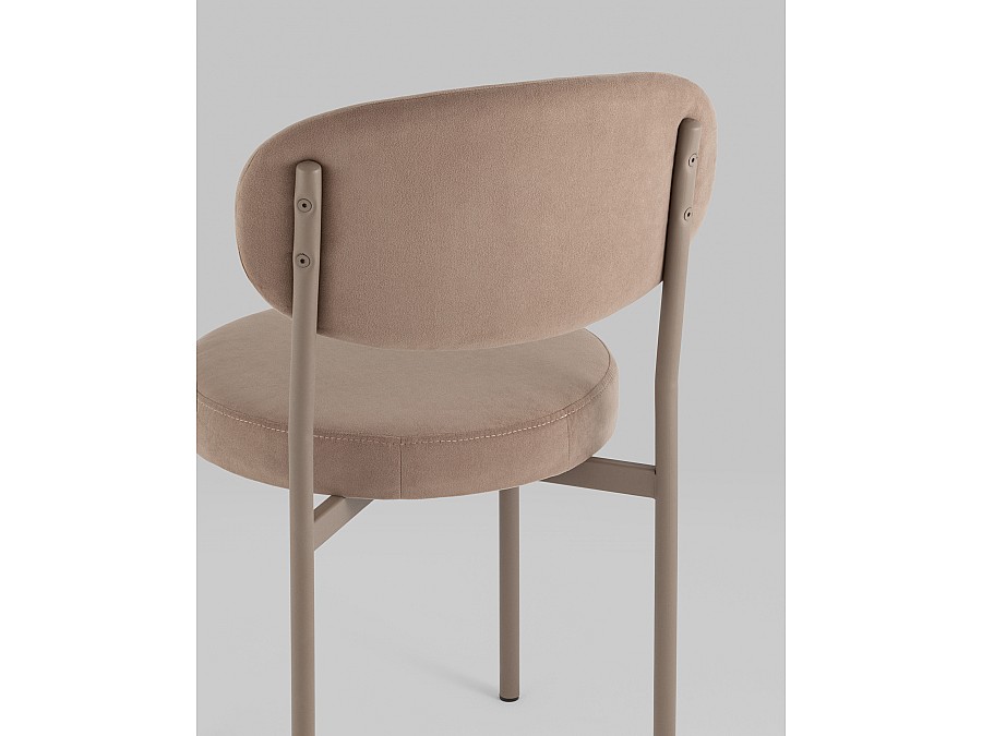 Стул Бриф SN велюр капучино каркас капучино муар, 4шт./уп.