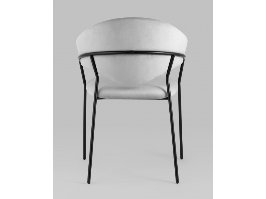 Стул Алексис велюр серый 2 шт