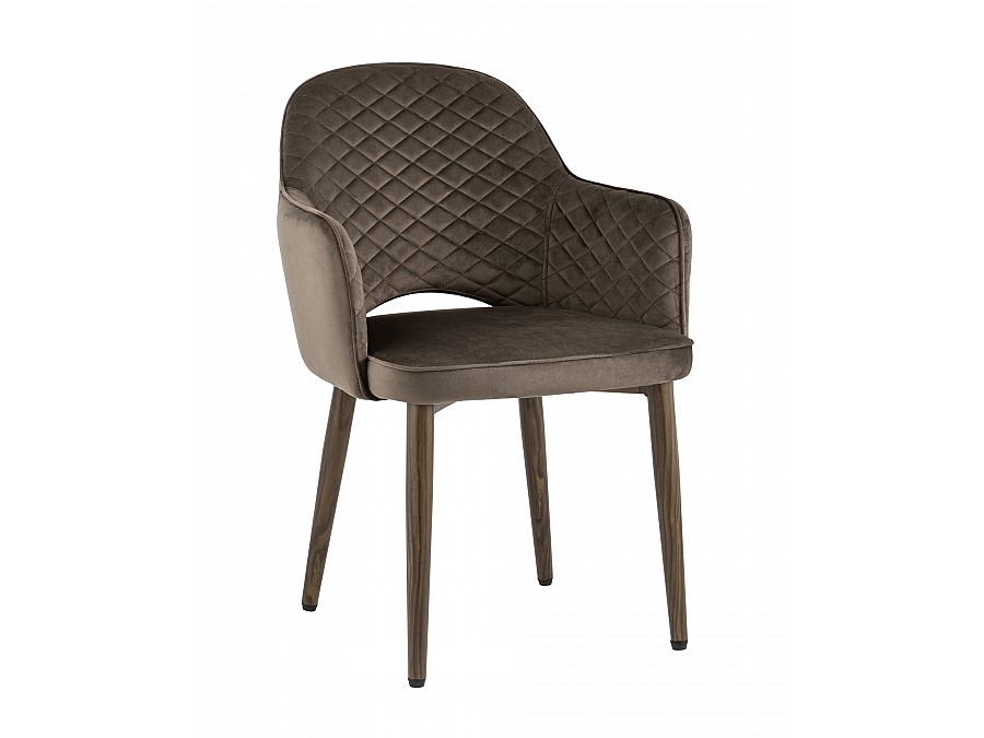 Стул Венера диамант велюр коричневый 4 шт