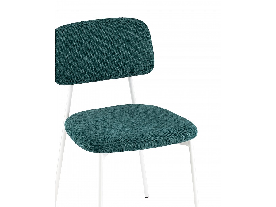 Стул Chao темно-зеленый белые ножки 4 шт.
