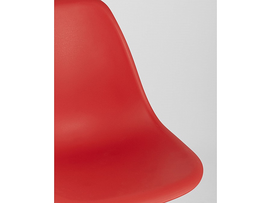 Стул Eames Style DSW красный x4 (разборный каркас)