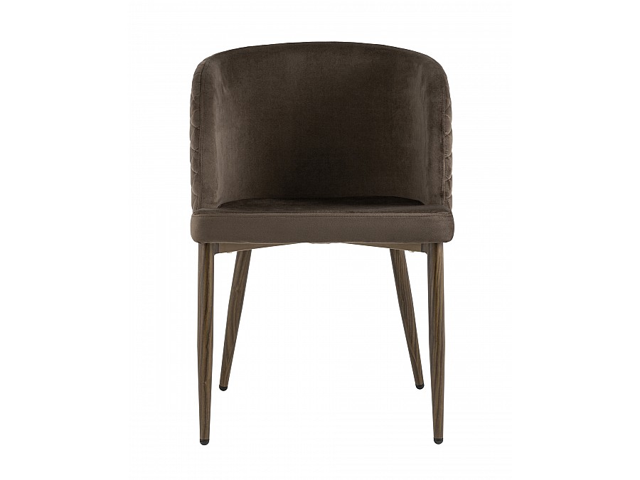 Стул Оскар велюр коричневый 4 шт