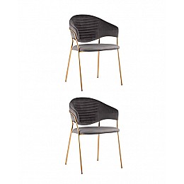 Стул Эвита темно-серый 2 шт