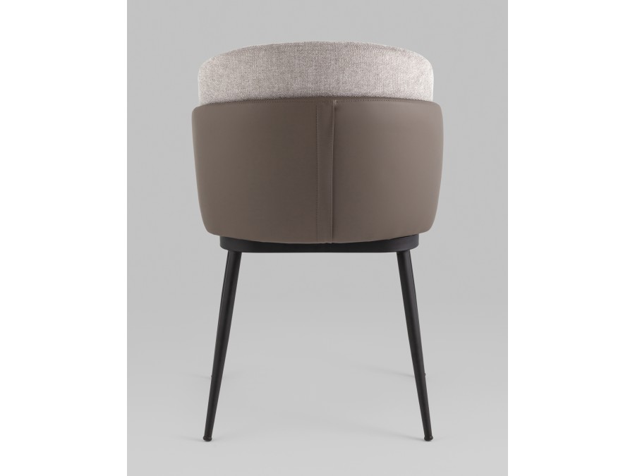 Стул Пенелопа рогожка серый с серой экокожей 2 шт.