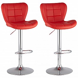 Стул барный ПОРШЕ красный NP (набор 2 шт)
