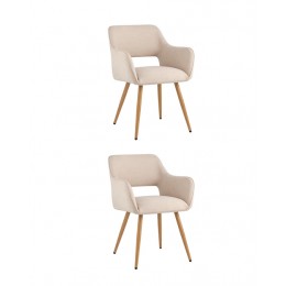 Стул Кромвель II бежевый 2 шт