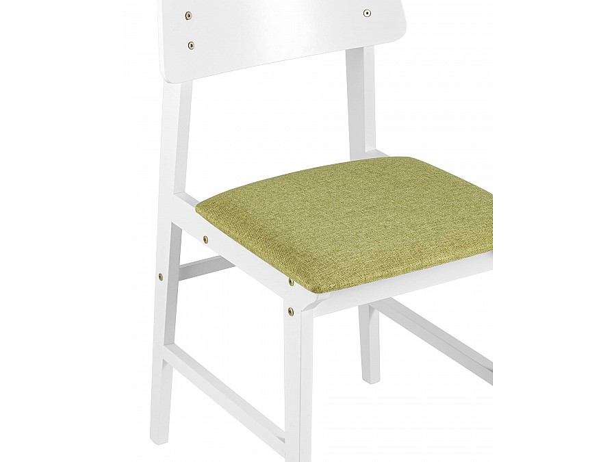 Стул ODEN WHITE оливковый 2 шт.