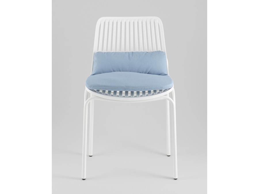 Стул Louran с подушкой белый 2 шт.