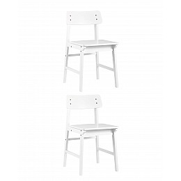Стул ODEN WOOD белый 2 шт.