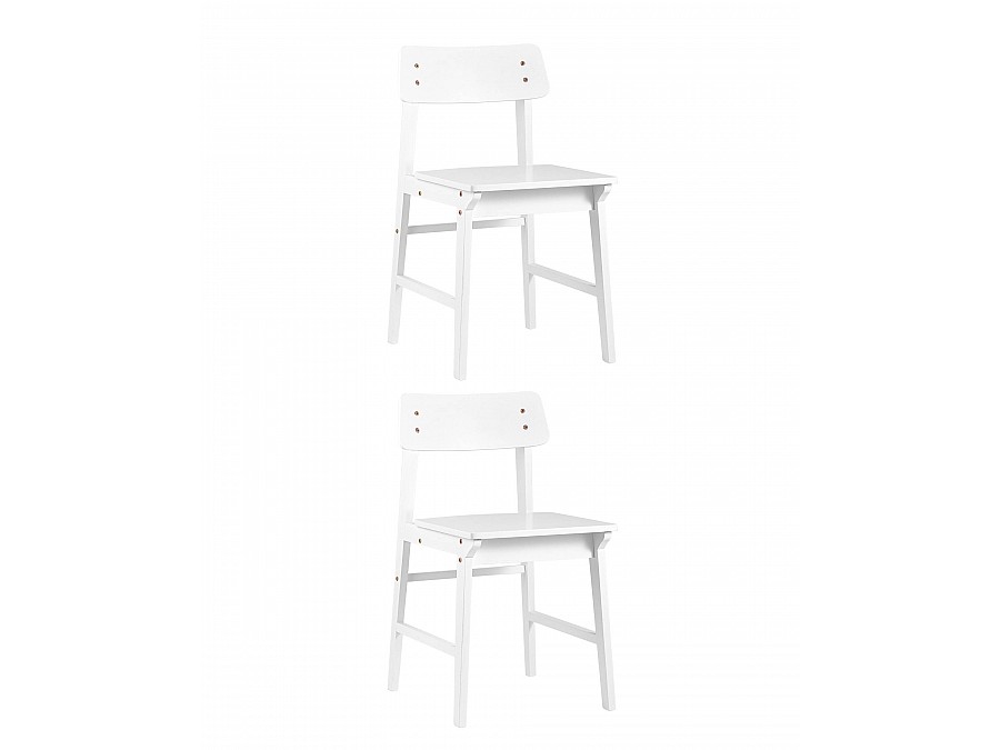 Стул ODEN WOOD белый 2 шт.