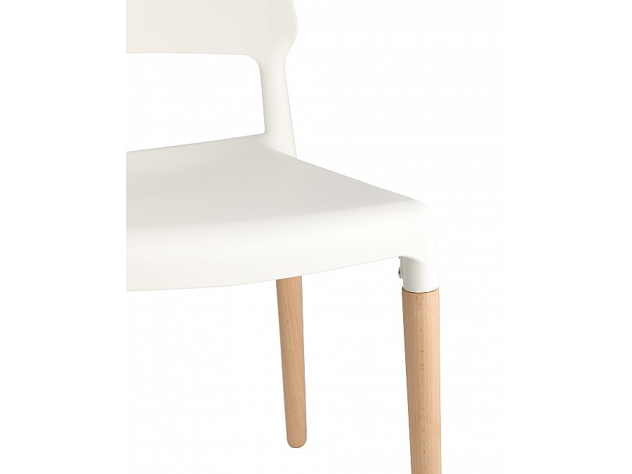 Стул BISTRO белый 4 шт.