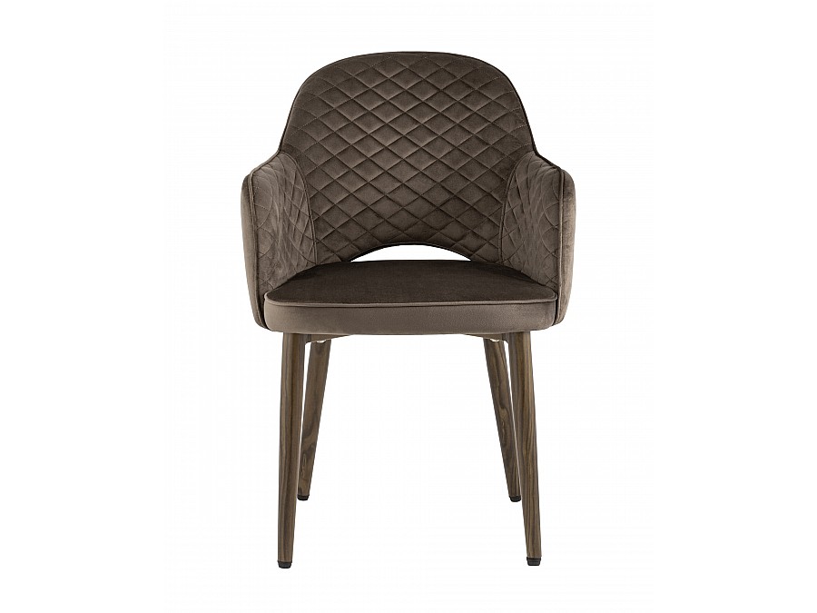 Стул Венера диамант велюр коричневый 4 шт