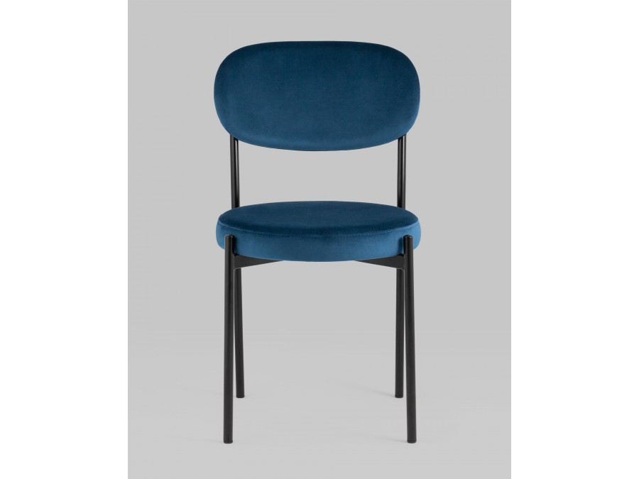 Стул Бриф NEW велюр синий 4 шт