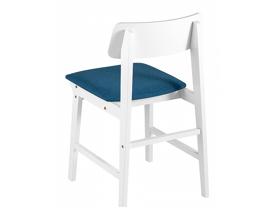 Стул ODEN WHITE синий 2 шт.