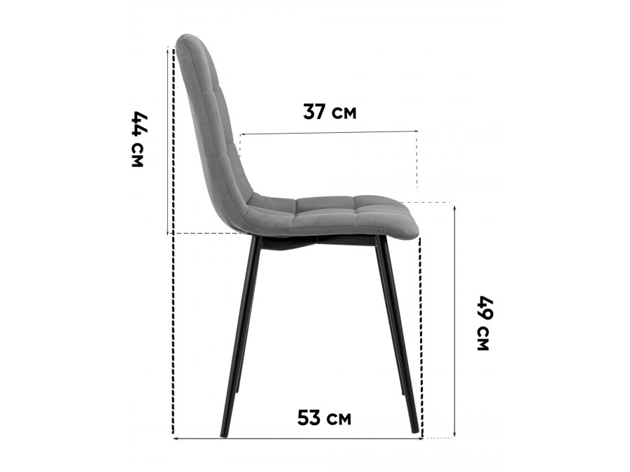 Стул Oliver экокожа белый белые ножки 2 шт