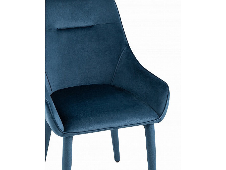 Стул Диана велюр сине-зеленый ножки велюр 4 шт