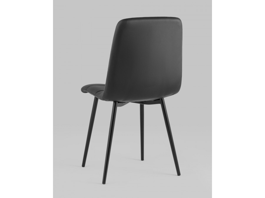 Стул Oliver экокожа черный 2 шт