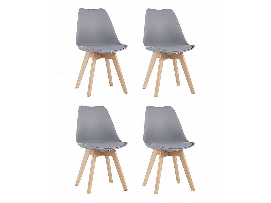 Стул FRANKFURT серый 4 шт.