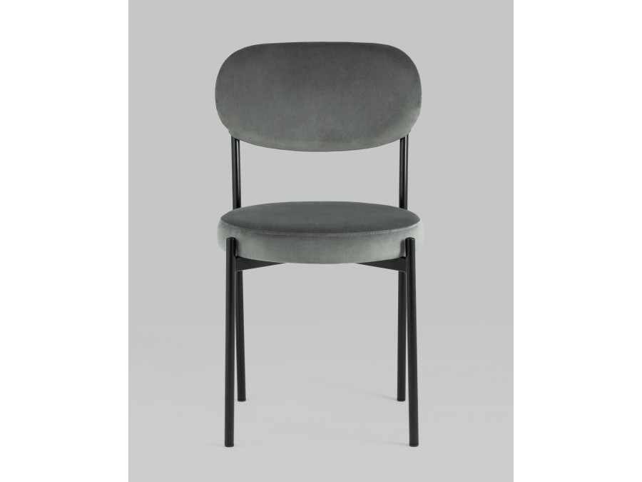 Стул Бриф NEW велюр тёмно-серый 4 шт