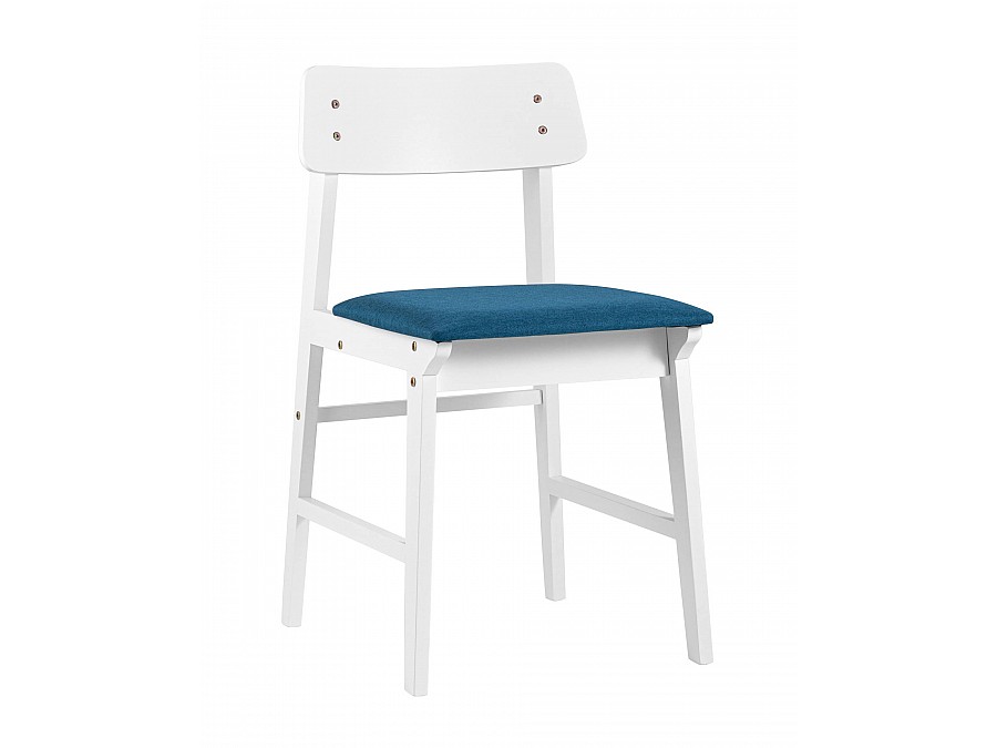 Стул ODEN WHITE синий 2 шт.