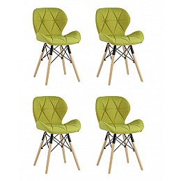 Стул Бон рогожка оливковый 4 шт.