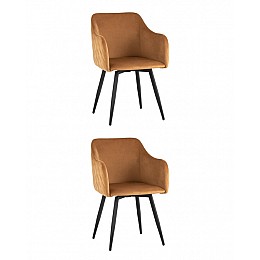 Стул Ника вращающийся велюр терракотовый 2 шт.