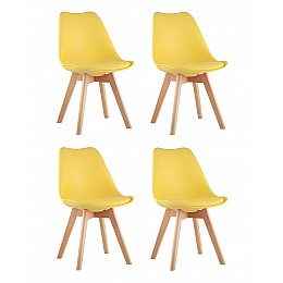 Стул FRANKFURT желтый 4 шт.