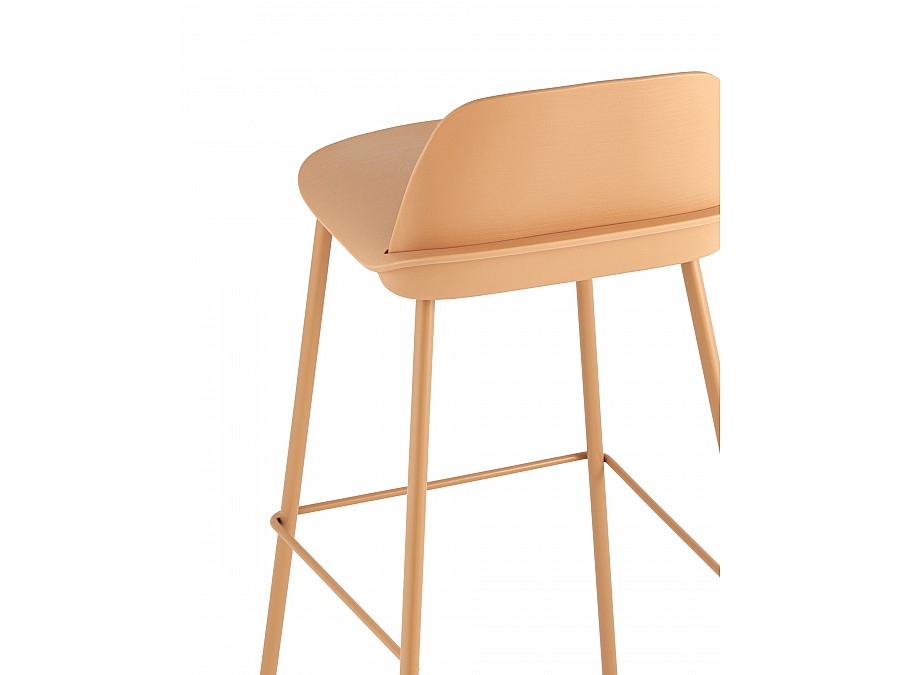 Стул барный Mist желтый 4 шт