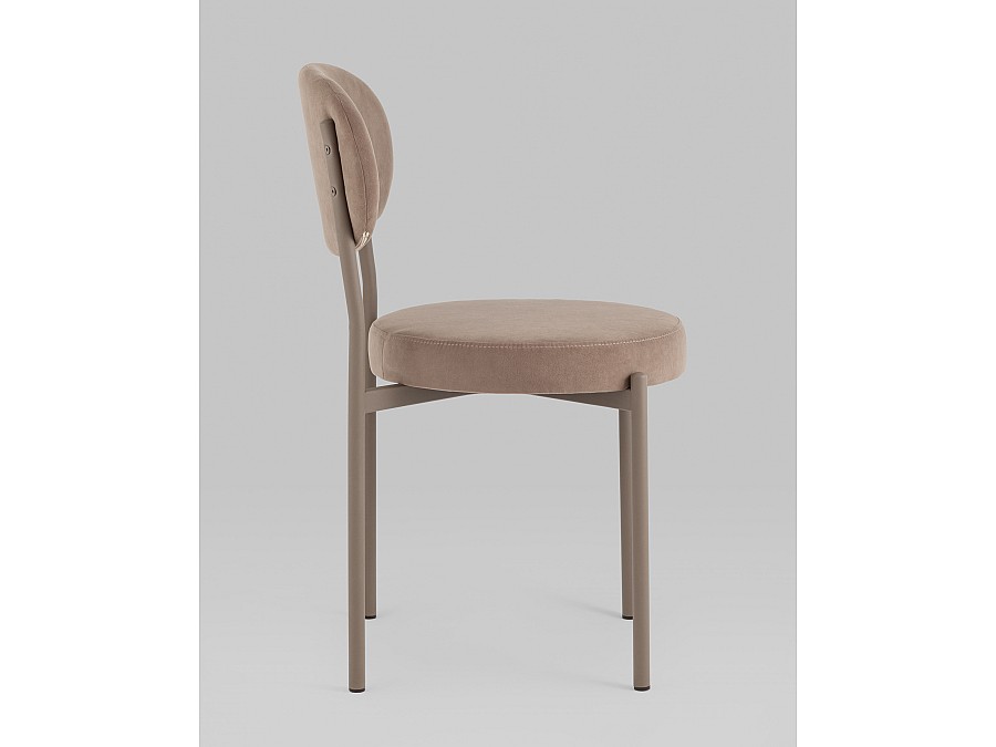Стул Бриф SN велюр капучино каркас капучино муар, 4шт./уп.