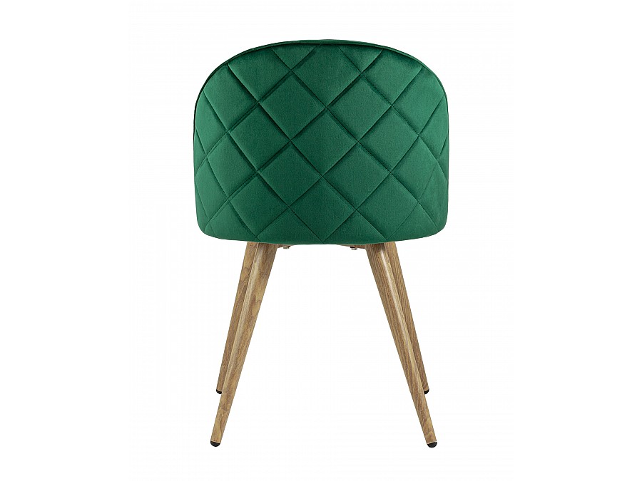 Стул Лион велюр с ромбами зеленый 4 шт