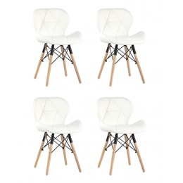 Стул Бон экокожа белый 4 шт.