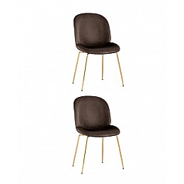 Стул Beetle коричневый 2 шт